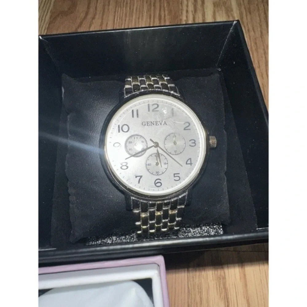 Lot of 3 Geneva watches NEW IN BOX NIB Perfect condition unworn‎
